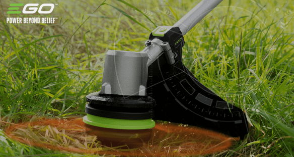 How to cut long grass with a good trimmer technique Ego Power